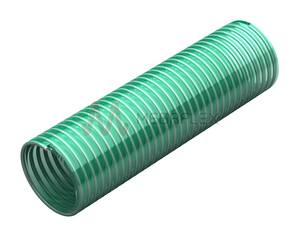 Olive Green Medium Duty PVC S&D Hose Smooth Inner with Rigid PVC Helix