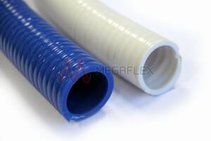 White PVC Marine Sanitation Hose for General Cleaning and Waste Systems