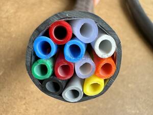Multitube 12 PA Tubes Wrapped within PVC Sheath