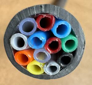 Multitube 12 PA Tubes Wrapped within PVC Sheath