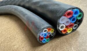 Multitube 12 PA Tubes Wrapped within PVC Sheath