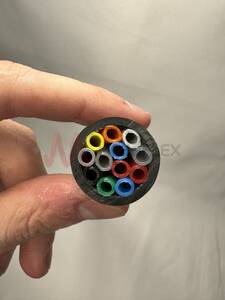 Multitube 12 PA Tubes Wrapped within PVC Sheath