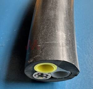 Cable with 2 PA Tubes Wrapped within PVC Sheath