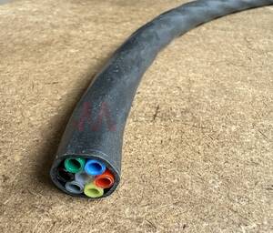 Multitube 7 PA Tubes Wrapped within PVC Sheath