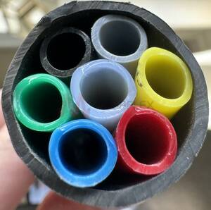 Multitube 7 PA Tubes Wrapped within PVC Sheath