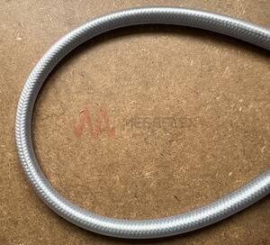 Nitrile Rubber Extruded Tube with Galvanised Steel Braid and PVC Sheath