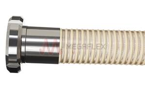Nettuno PU FF Clear Ether PU-lined Vinyl-compound Wall S&D Hose with Rigid PVC Helix