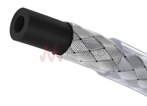 Nitrile Rubber Extruded Tube with Stainless Steel Braid and PVC Sheath