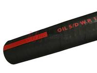 Black Nitrile Rubber Oil S&D Hose 10 Bar with Textile Plies and Steel Helix