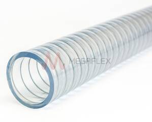 Food Quality Flexible Plasticized PVC S&D Hose Reinforced with Steel Helix