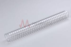 Plutone PU Clear Ether Polyurethane S&D Hose Reinforced with Stainless Steel Helix