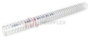 Plutone PU Clear Ether Polyurethane S&D Hose Reinforced with Stainless Steel Helix