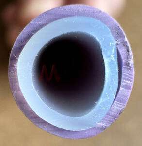 Unreinforced Translucent PTFE Tube With PVC Sheath Food Grade