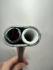 Twin PTFE Extruded Tubes with PVC Sheath