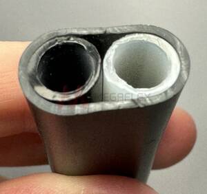 Twin PTFE Extruded Tubes with PVC Sheath