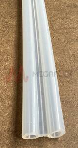 Unreinforced Translucent Flexible PVC Duo-Tube