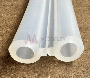 Unreinforced Translucent Flexible PVC Duo-Tube