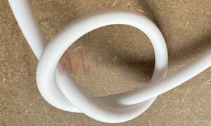 Unreinforced Flexible White PVC Tube