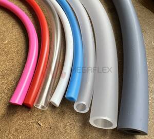 Unreinforced Flexible White PVC Tube