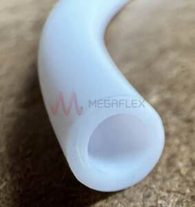 Unreinforced Flexible White PVC Tube