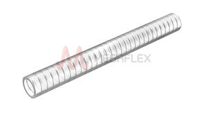 Plutone A - Clear PVC-P Food Hose | Steel Reinforced