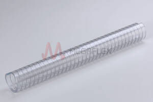 Plutone A - Clear PVC-P Food Hose | Steel Reinforced