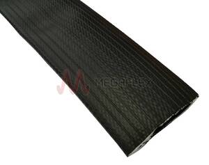 Heavy Duty Rubber Drag Irrigation Layflat Hose with Polyester/Polyamide Plies