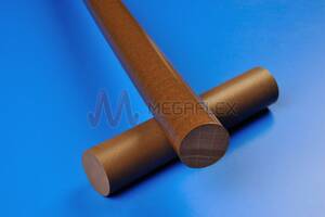Rigid 40% Bronze Filled PTFE Rod Extruded Lengths High Wear Strength