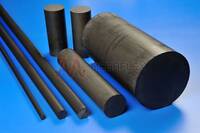 Rigid 25% Carbon Filled PTFE Rod Moulded in Standard 250mm Lengths