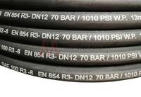 Synthetic Rubber Twin Textile Braided Hydraulic Hose to SAE 100 R3