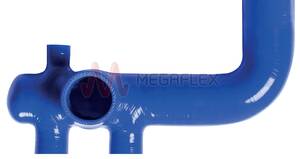 Double Bore Fuel Cell Silicone Hose Polyester Reinforced for Potable Water