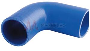 Fuel Cell Silicone Polyester Reinforced Hose High Temp 45 Degree Elbows