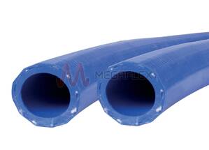 Extruded Blue Silicone Heater Hose Reinforced with Nylon Fibre and Red Inner