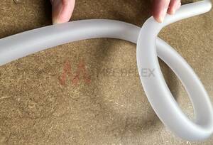 Unreinforced Silicone Translucent Tube Food-Grade