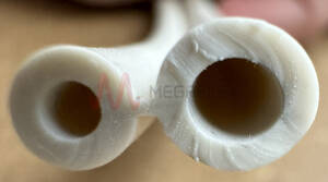 Unreinforced Silicone White Tube