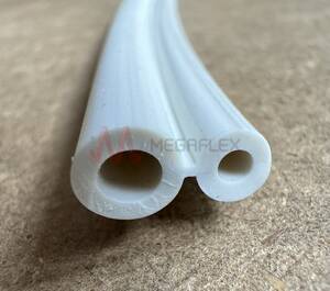 Unreinforced Silicone White Tube