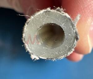 Silicone Tube with Textile Braid Sleeve