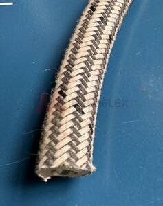 Silicone Tube with Textile Braid Sleeve