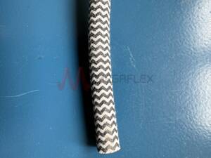 Silicone Tube with Textile Braid Sleeve