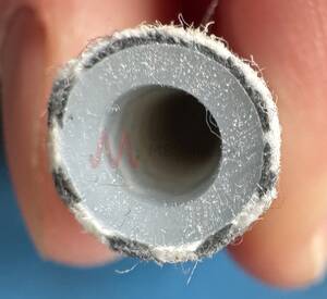 Silicone Tube with Textile Braid Sleeve