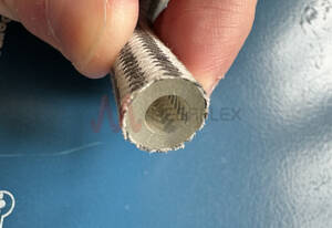 Silicone Tube with Textile Braid Sleeve