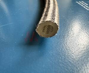 Silicone Tube with Textile Braid Sleeve