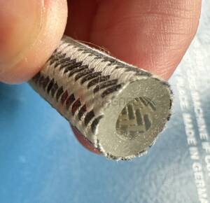 Silicone Tube with Textile Braid Sleeve