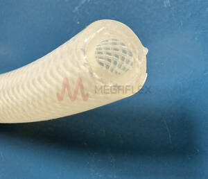 Polyester Reinforced Silicone Translucent Tube Food Grade