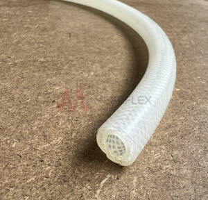 Polyester Reinforced Silicone Translucent Tube Food Grade