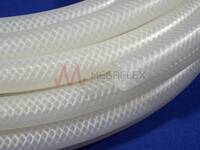 Silicone Hose with Polyester Braid Reinforcement (Translucent)