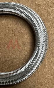 Food Grade Silicone Tube with Stainless Steel Overbraid