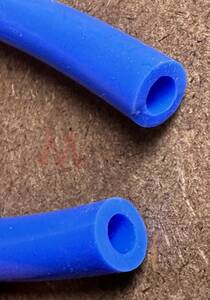 Unreinforced Blue Silicone Tube Food Grade