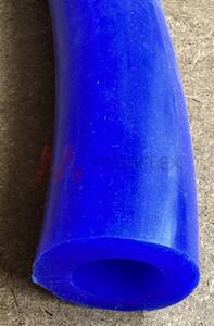 Unreinforced Blue Silicone Tube Food Grade