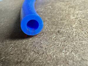Unreinforced Blue Silicone Tube Food Grade